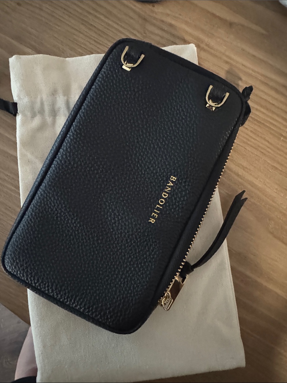 Bandolier Black/gold Expanded Pouch